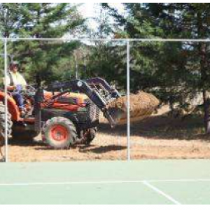 Steve Waters carts away excess soil